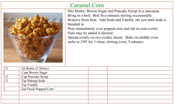 Caramel Corn
