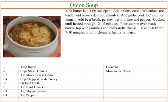Onion Soup