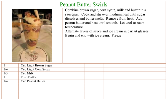 Peanut Butter Swirls
